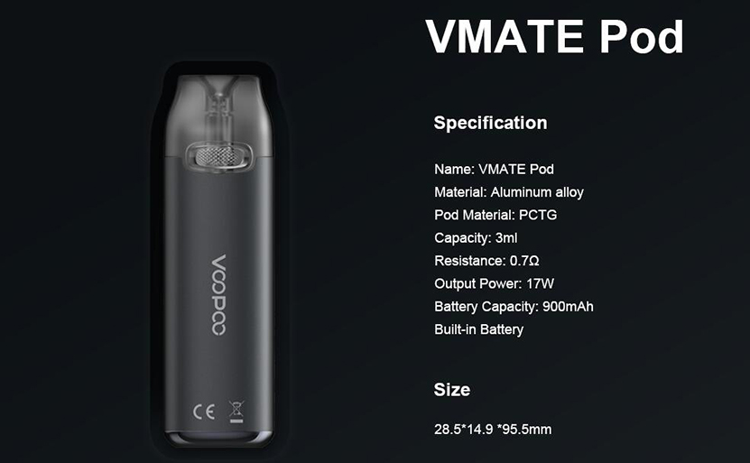 VOOPOO Vmate Pod Kit Feature 9