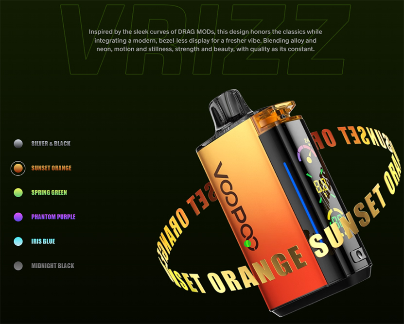 VOOPOO Vrizz Pod Kit Appearance