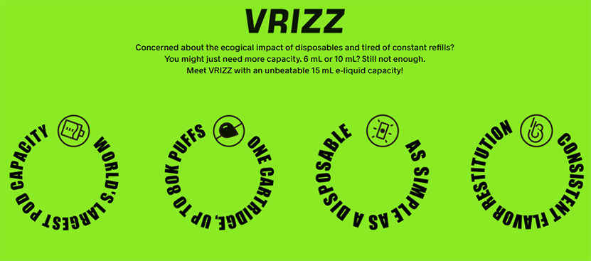 VOOPOO Vrizz Pod Kit Big Capacity