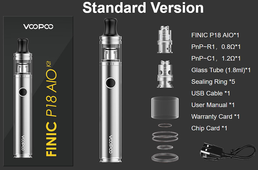 Finic P18 AIO Vape Kit