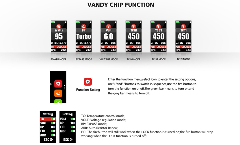 VandyVape PR SE Kit feature4