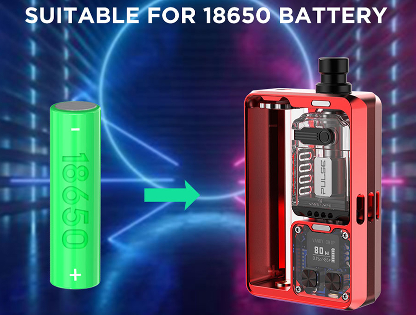 Vandy Vape Pulse AIO V2 Kit 18650 Battery