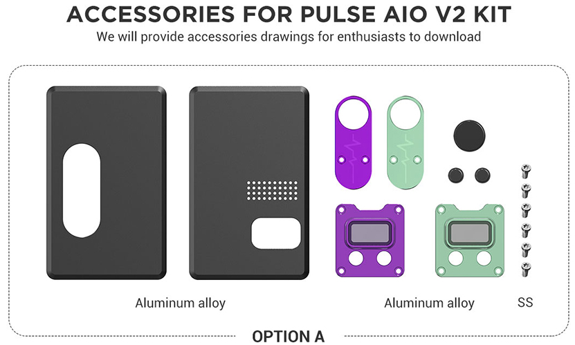 Vandy Vape Pulse AIO V2 Kit Accessories Option A