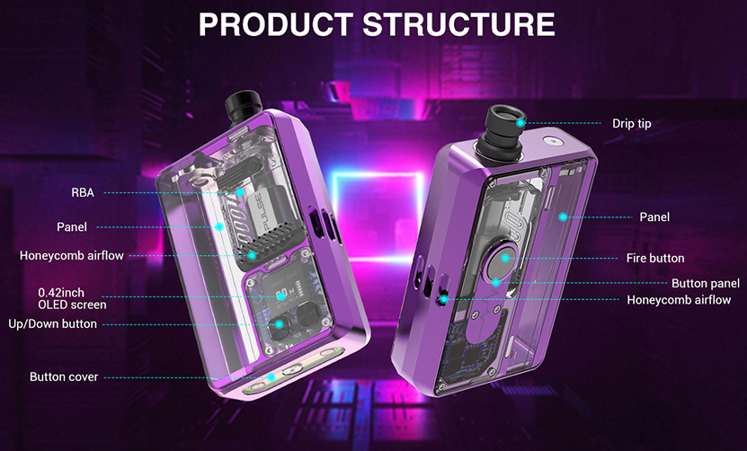 Vandy Vape Pulse AIO V2 Kit Product Structure