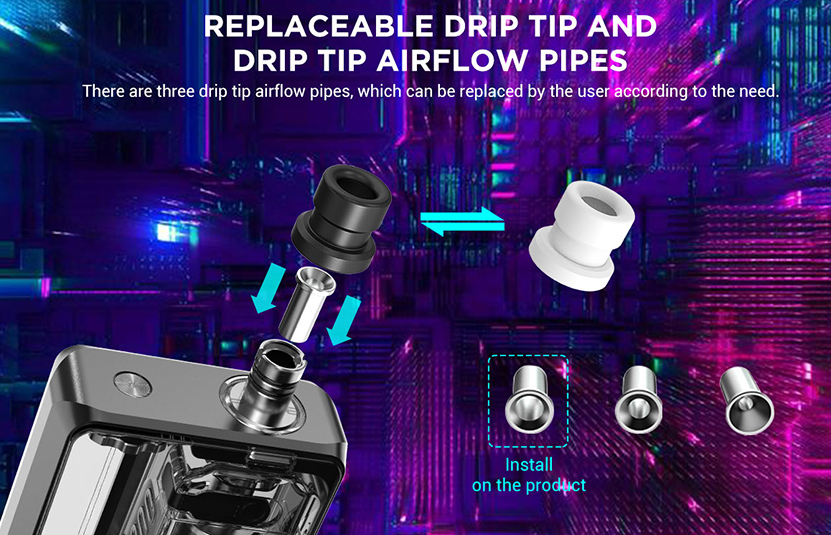 Vandy Vape Pulse AIO V2 Kit Reaplaceable Drip Tip