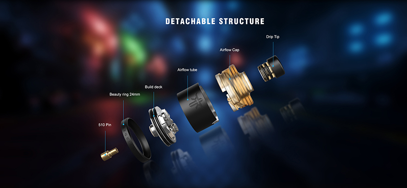 Requiem RDA Atomizer Structure