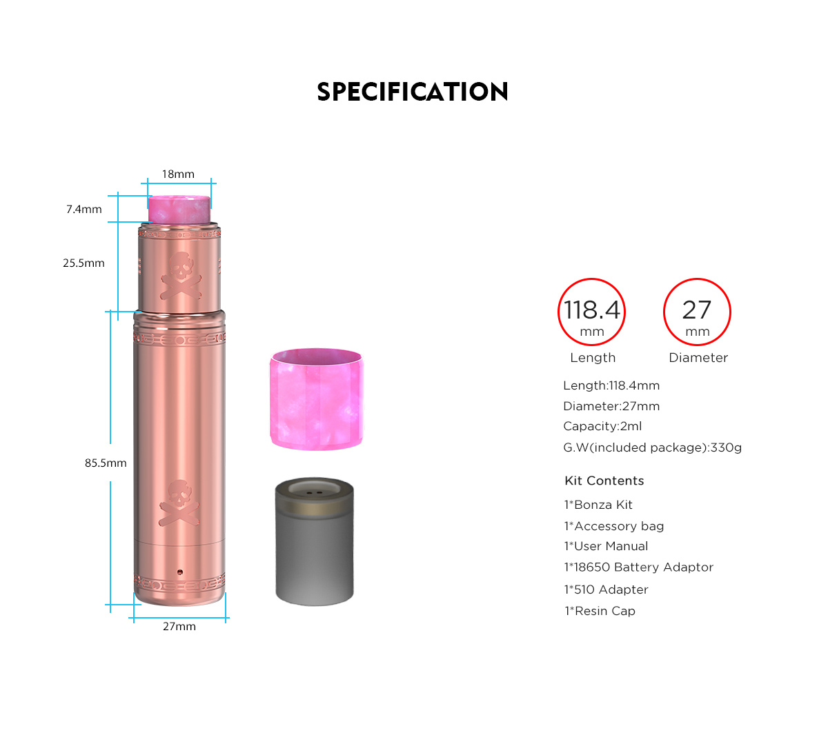 Vandy Vape Bonza Kit Features 11