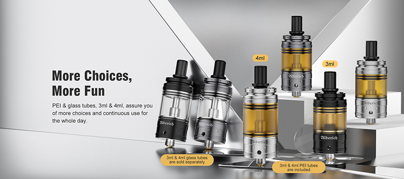 Vapefly Alberich MTL RTA Capacity