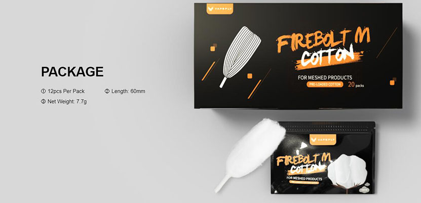 Vapefly Firebolt M Cotton Package