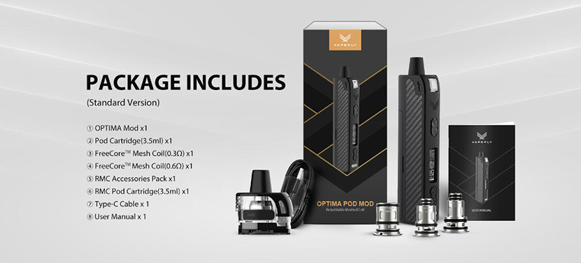 Vapefly Optima Kit Package