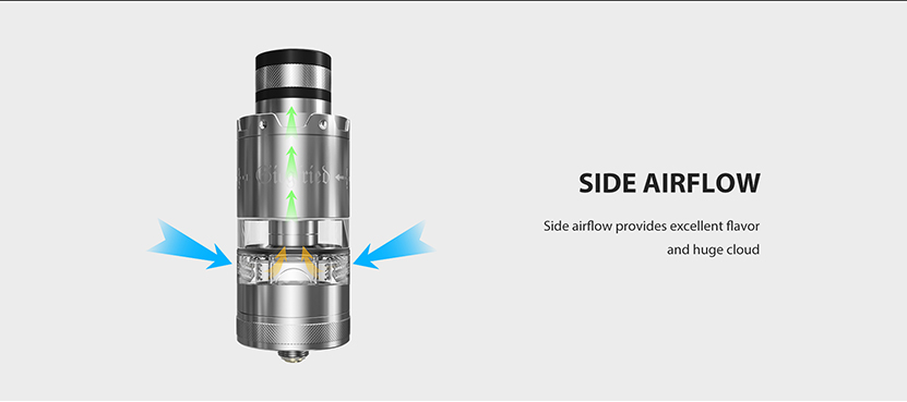 Vapefly Siegfried Mesh Rebuildable Tank Atomizerr Airflow