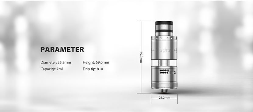 Vapefly Siegfried Mesh RTA Parameter