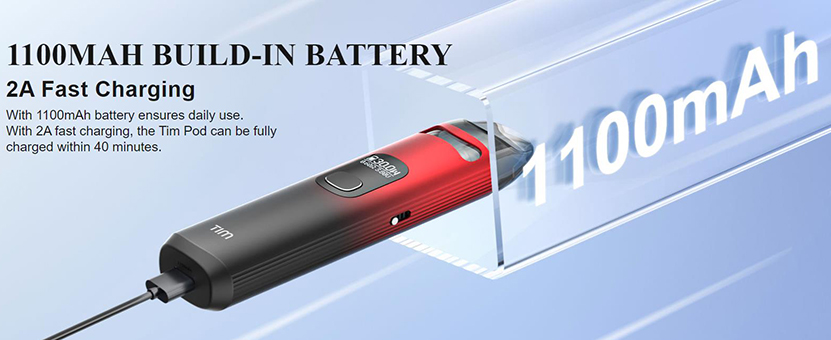 Vapefly Tim Pod Kit 2A Fast Charging