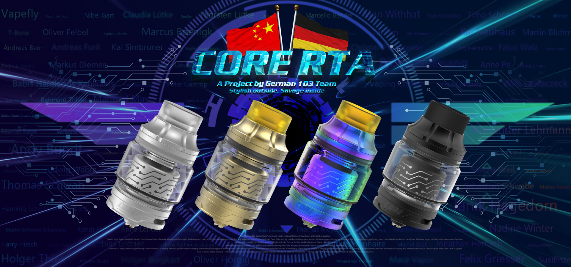 Vapefly Core 25.2mm RTA