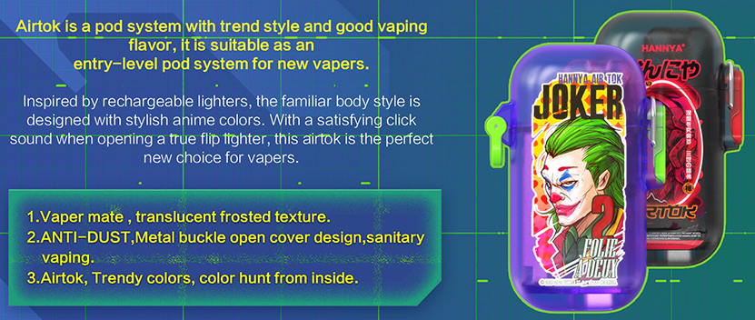 Vapelustion Hannya Airtok Kit for New Vapers