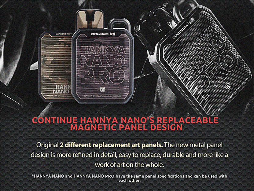 Vapelustion Hannya Nano Pro S Kit Air Panels