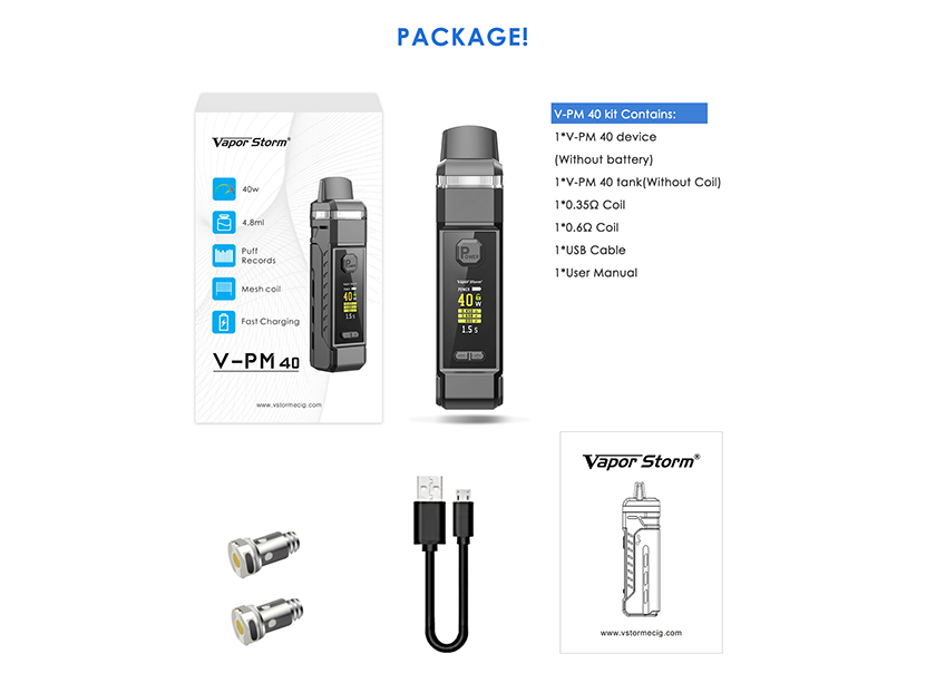 V-PM 40 Kit Package