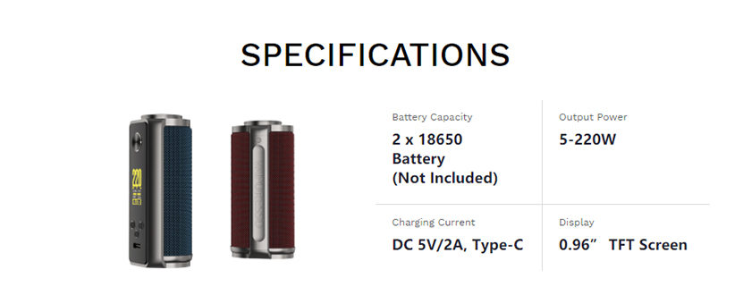 Target 200W Mod Specification