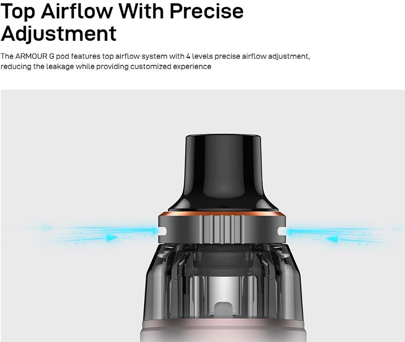 Vaporesso Armour GS Kit Top Airflow