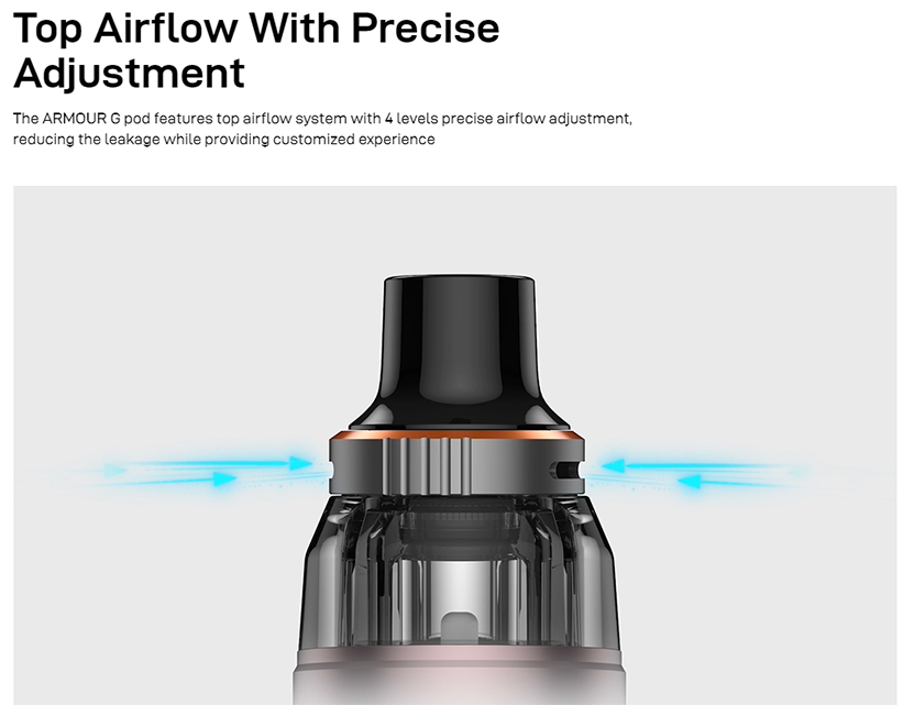 Vaporesso Armour G Kit Top Airflow