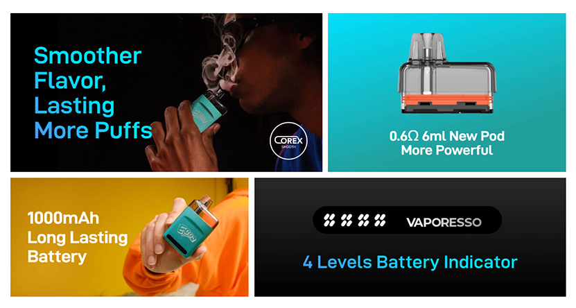 Vaporesso ECO Nano 2 Kit Features