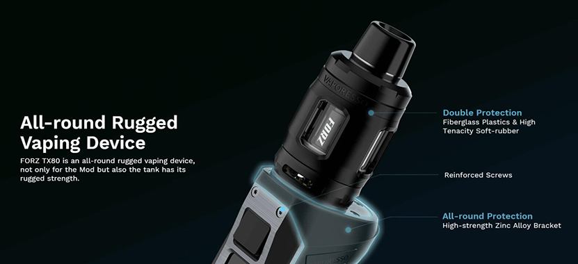 Vaporesso FORZ TX80 Mod Kit Protections 2