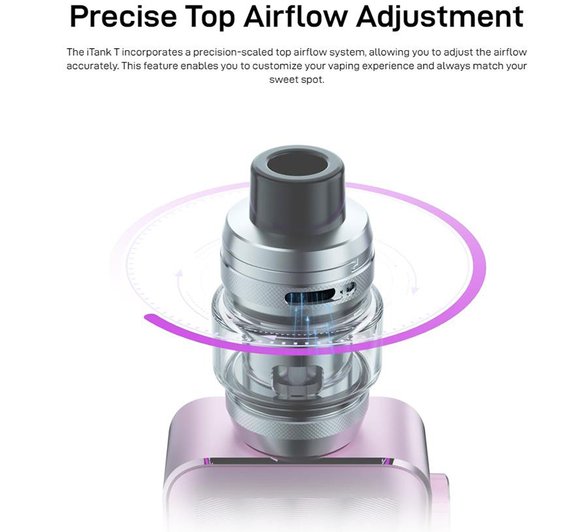 Vaporesso GEN SE Kit Precise Top Airflow Adjustment