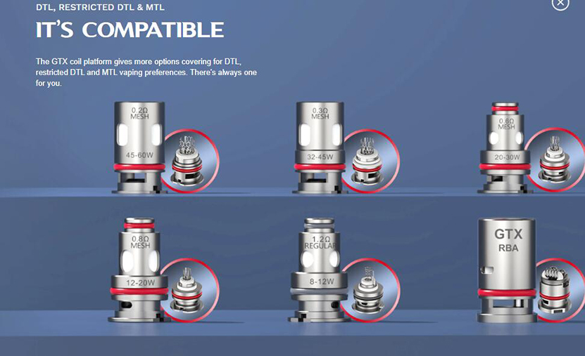 Vaporesso GTX Coil Feature 1