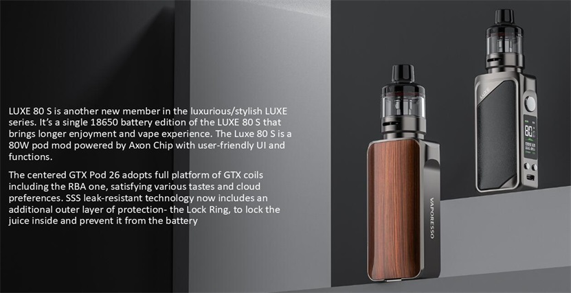 Vaporesso LUXE 80 S Kit Feature 5