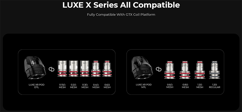 Vaporesso Luxe XR Max Kit CMF Version Compatible
