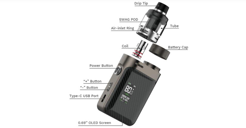 Vaporesso Swag PX80 Kit Feature 10