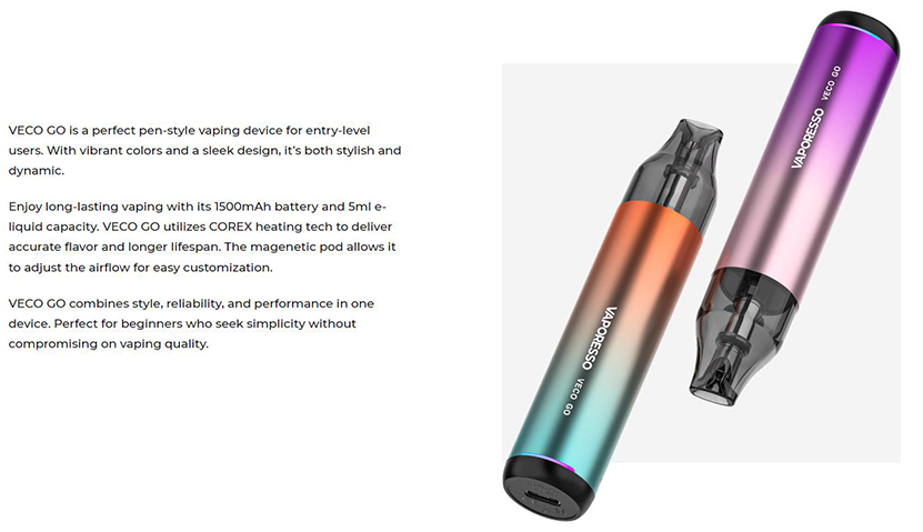 Vaporesso Veco Go Pod Kit 1500mAh 25W