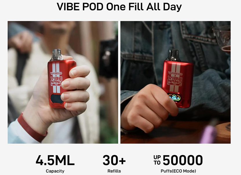 Vaporesso Vibe Nano Pro Kit Visible Pod