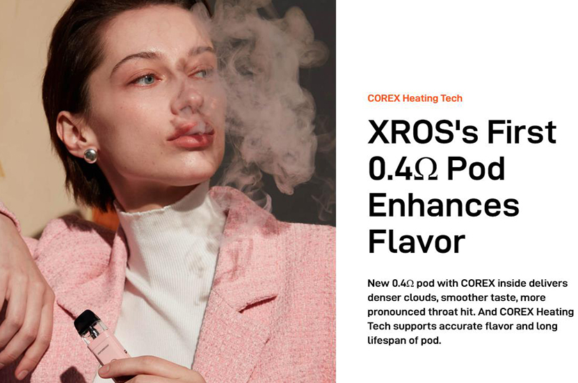 Vaporesso XROS Pro Kit COREX Heating Tech