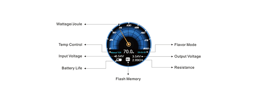 Vsticking VK530 Box Mod Functions 