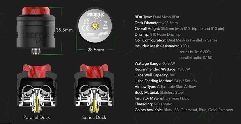 Wotofo Profile PS RDA Feature 14