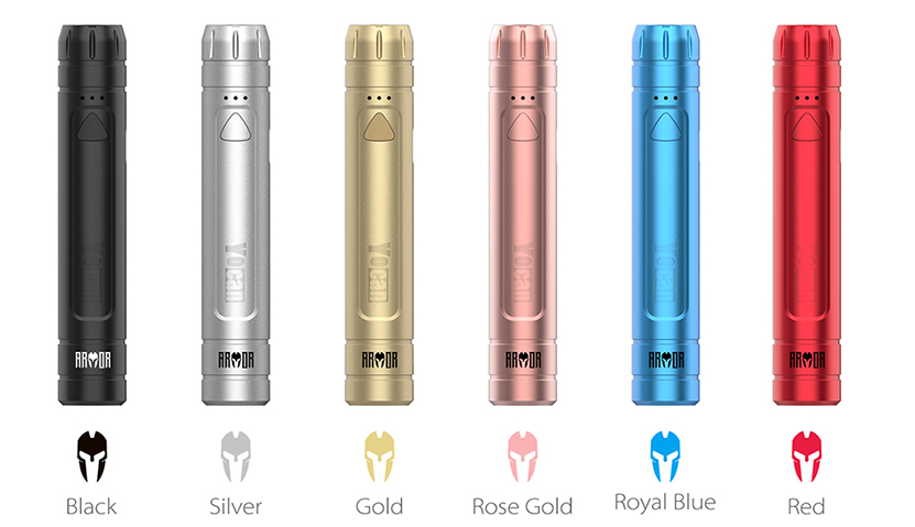 Yocan Armor Battery Colors