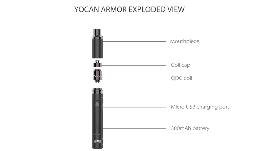 Yocan Armor Vaporizer Kit Feature 7