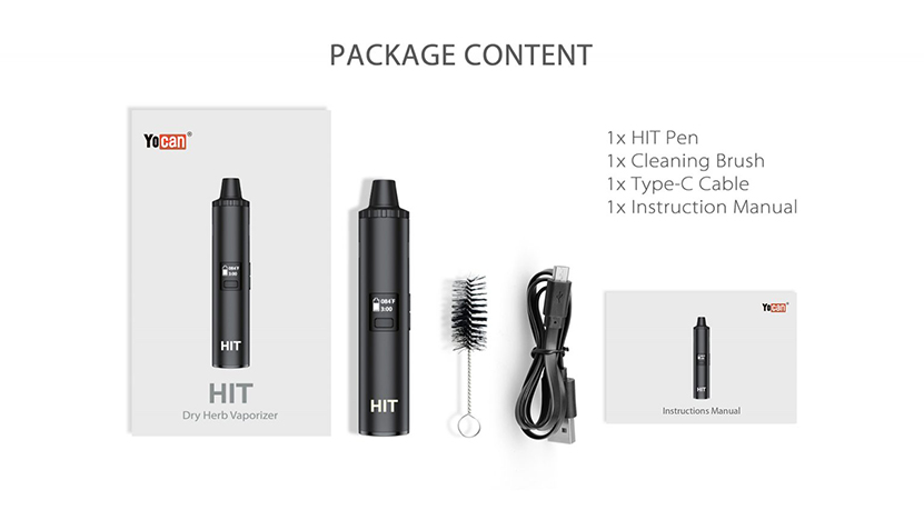 Yocan Hit Kit Content