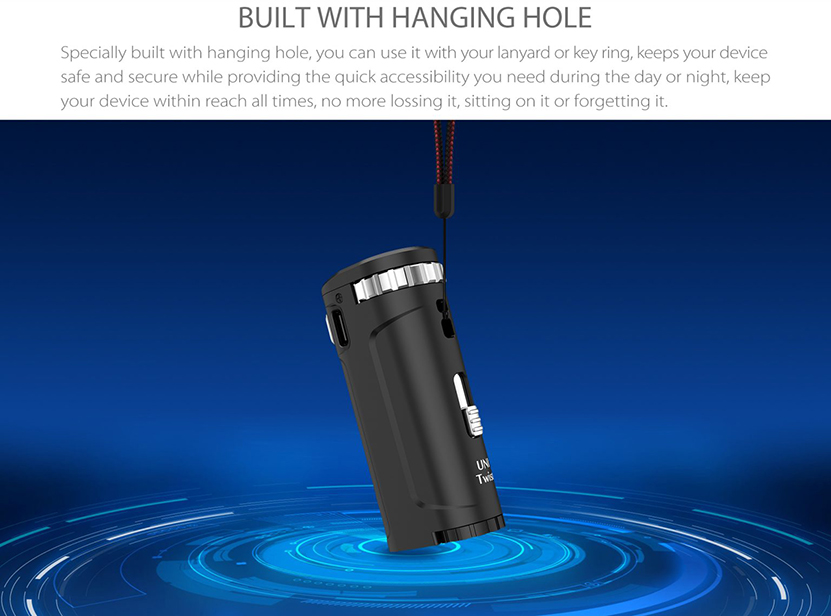 Yocan UNI Twist Box Mod Hanging Hole