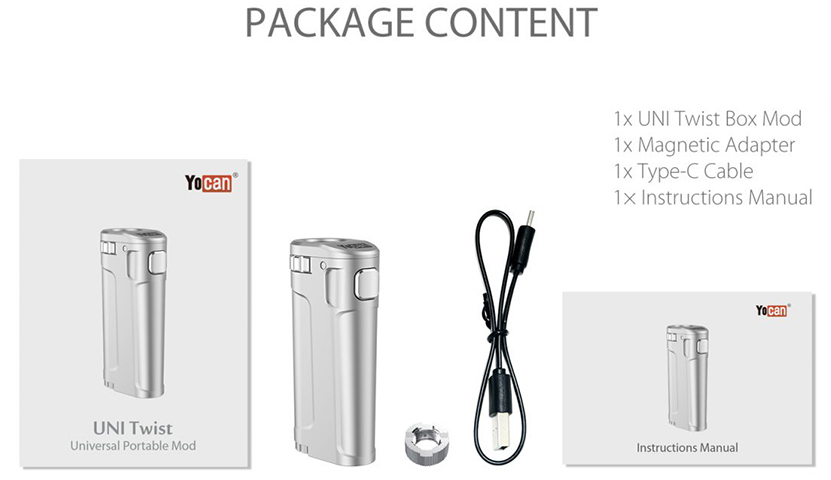 Yocan UNI Twist Mod Package