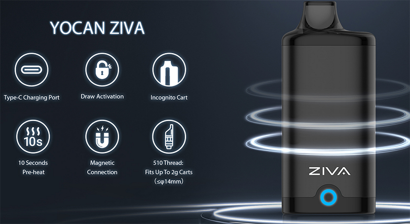 Yocan Ziva Vaporizer Mod Kit Features