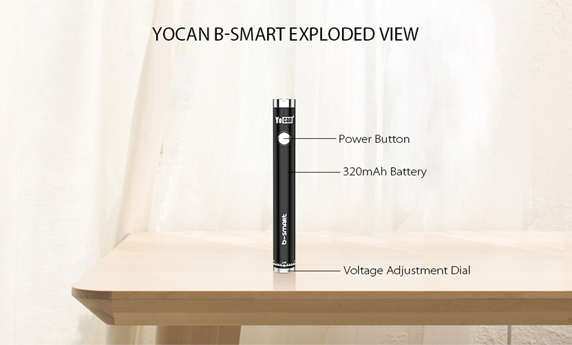 Yocan B-smart Vape Battery View 