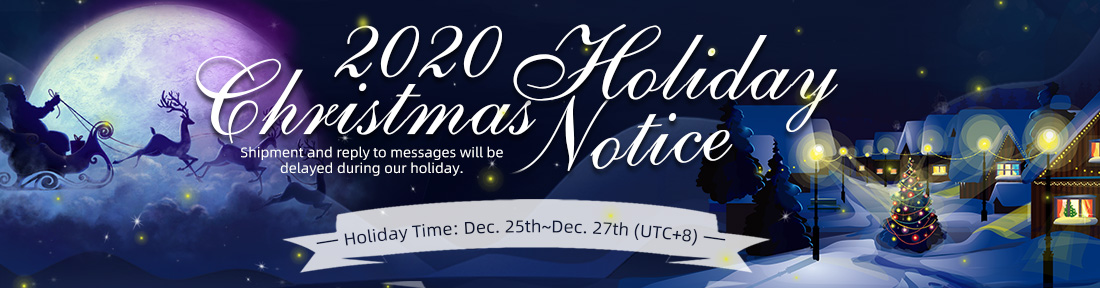 Sourcemore 2020 Christmas Holiday Notice