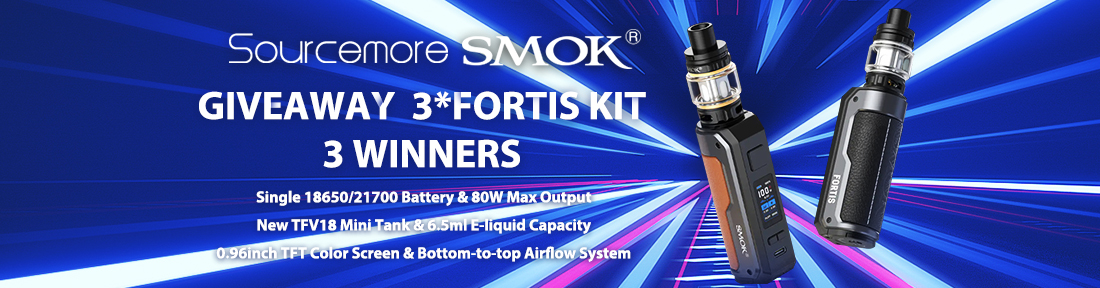 Sourcemore x SMOK Fortis Kit Giveaway