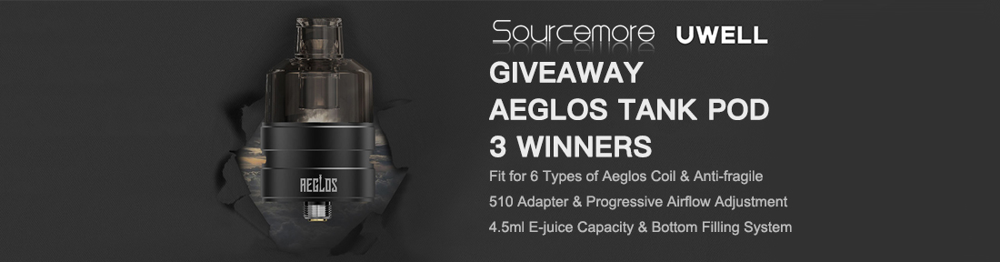 Sourcemore X Uwell Aegols Tank Pod Giveaway