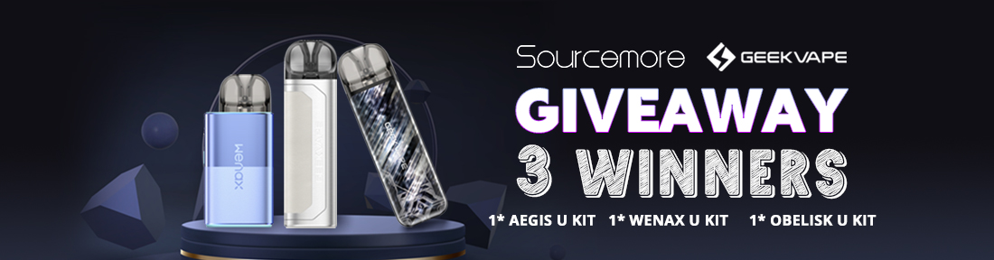  Sourcemore x GeekVape U Series Kit Giveaway