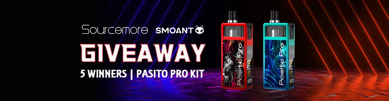  Sourcemore x Smoant Pasito Pro Kit Giveaway