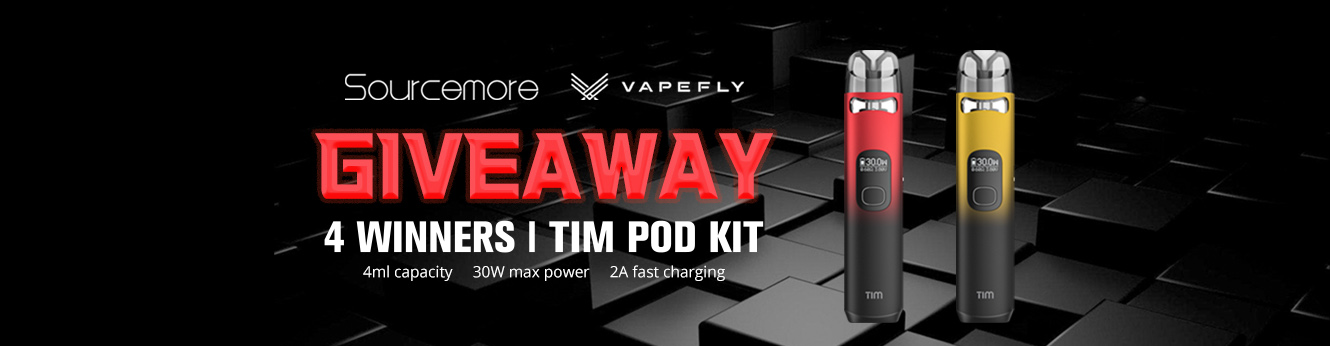 Sourcemore x Vapefly Tim Pod Kit Giveaway