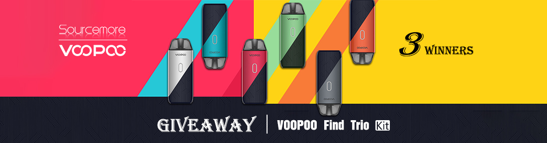 Sourcemore & VOOPOO Find Trio Kit Giveaway